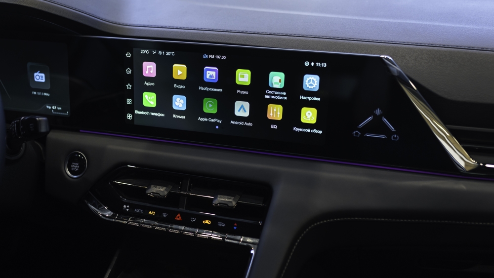 Кроссовер JAC JS8 в Казахстане салон салон мультимедиа русификация