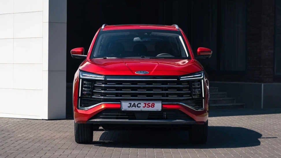 Кроссовер JAC JS8 передок в Казахстане