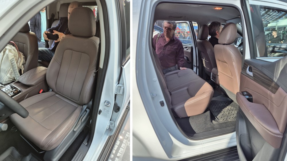 пикап хардтоп Отинг Палассо салон салон сиденья первый ряд второй ряд