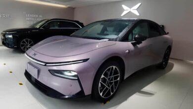 В Китае новый лифтбек Xpeng P7+ был замечен у дилера перед официальным запуском продаж. В Китае новый лифтбек Xpeng P7+ был замечен у дилера перед официальным запуском продаж.