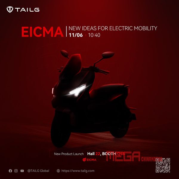 Предварительный обзор EICMA 2024 года: китайские бренды электрических мотоциклов намерены засиять на мировой арене Предварительный обзор EICMA 2024 года: китайские бренды электрических мотоциклов намерены засиять на мировой арене Предварительный обзор EICMA 2024 года TAILG news MEGA CHINAMOTOR