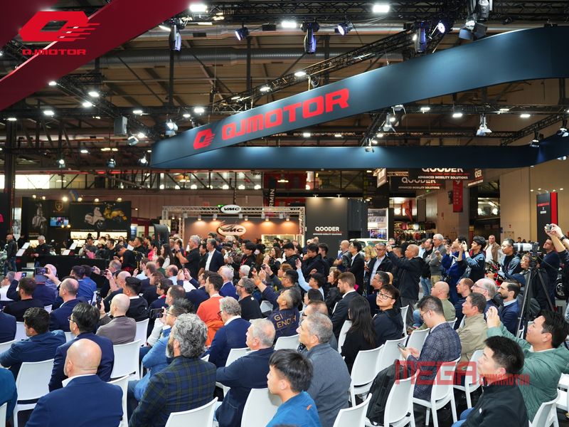 Китайский бренд QJMOTOR представил мотоцикл SRK1000 и полную линейку своих моделей на выставке EICMA 2024