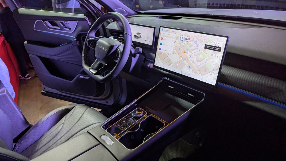 Chery Tiggo 9 в России интерьер салона