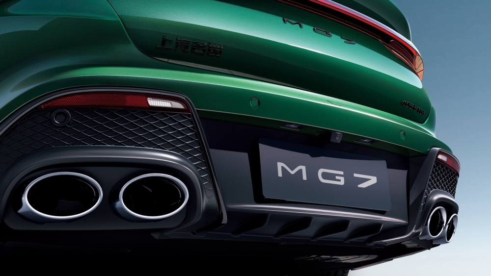 Выхлопные трубы заднего бампера Liftback MG 7