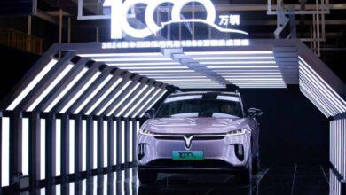 В Китае выпущен 10-миллионный автомобиль на новой энергии, им стал Dongfeng Voyah Courage. В Китае выпущен 10-миллионный автомобиль на новой энергии, им стал Dongfeng Voyah Courage.