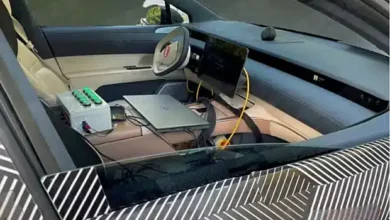 В Китае был замечен интерьер нового флагманского седана Nio ET9, перед официальным запуском продаж.