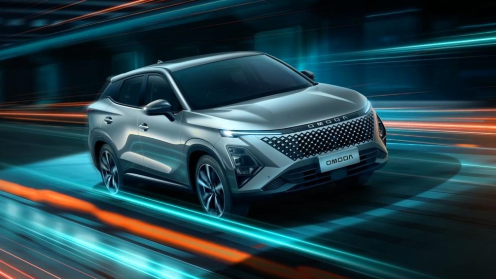 Обновленная версия передней части кроссовера Omoda C5