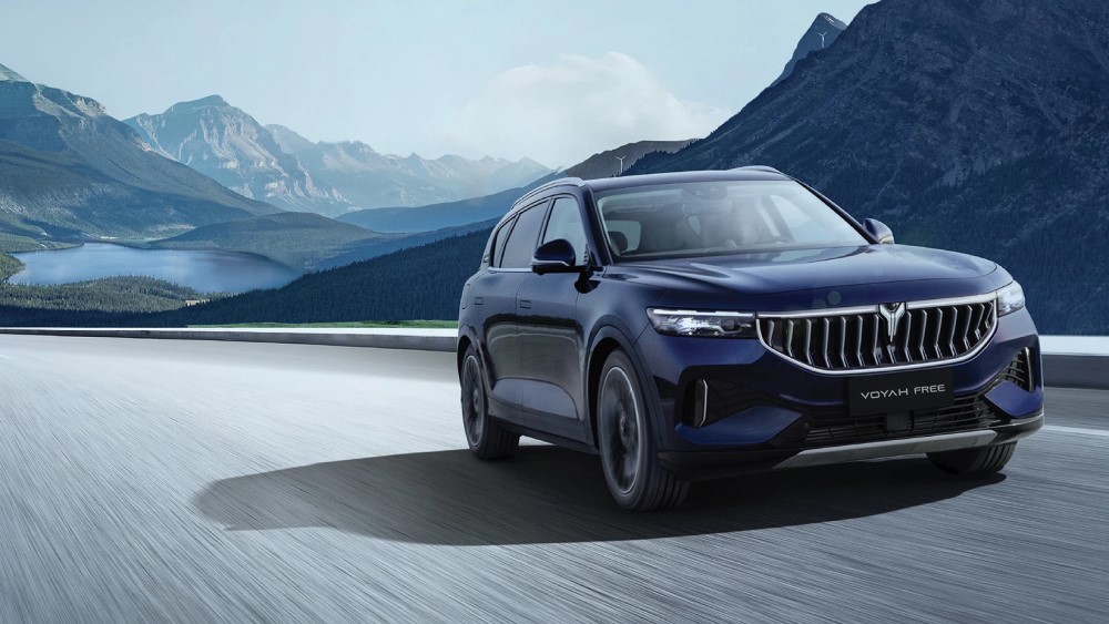 Voyah Free EVR, лицевая сторона, русский язык