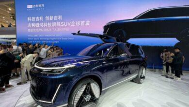 Засняли интерьер нового флагманского внедорожника Geely Galaxy Starship 9 Засняли интерьер нового флагманского внедорожника Geely Galaxy Starship 9