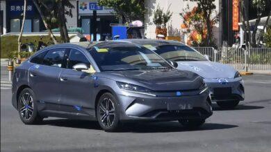 Byd Qin L EV версия Spotted Testing перед запуском с возможной батареей лезвия второго поколения Byd Qin L EV версия Spotted Testing перед запуском с возможной батареей лезвия второго поколения