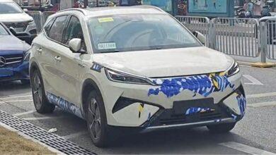 2025 г. Обновление Byd Atto 3 было обнаружено в Китае перед запуском 2025 г. Обновление Byd Atto 3 было обнаружено в Китае перед запуском