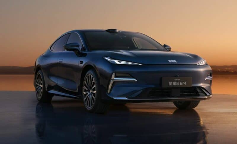 Geely Galaxy Starshine 8 EM более 5 метров в длину представлен в Китае