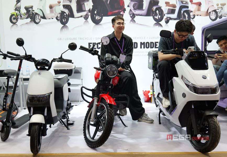 Четыре китайских электрических мотоцикла, разработанные специально для африканского рынка Четыре китайских электрических мотоцикла, разработанных специально для африканского рынка Новые электрические мотоциклы на 137 -й ярмарке Кантон Китайский электрический мотоцикл новостей Mega Chinamotor 08