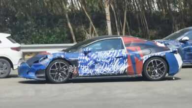 Denza Sports Car появляется в ближайшей производственной форме в последних шпионских снимках Denza Sports Car появляется в ближайшей производственной форме в последних шпионских снимках