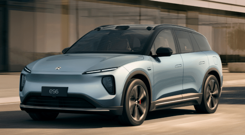 Обновленная Nio ES6 раскрыл интерьер с горизонтальным экраном