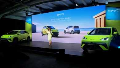 В Китае представлен самый продаваемый электромобиль BYD в Европе под названием Dolphin Surf, цена которого начинается с 19 990 евро. В Китае представлен самый продаваемый электромобиль BYD в Европе под названием Dolphin Surf, цена которого начинается с 19 990 евро.
