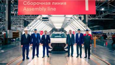 Небольшой -в Казахстане была запущена сборочная сборка. С сваркой и окрашиванием