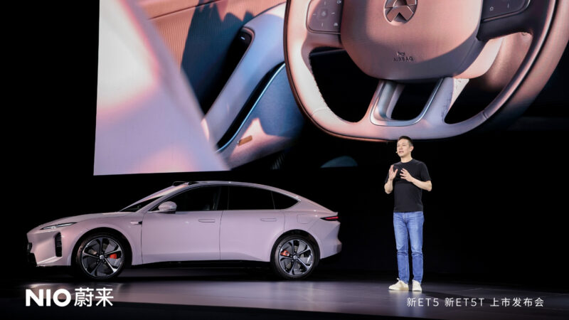 В Китае начались поставки обновленных Nio ET5 и ET5 Touring