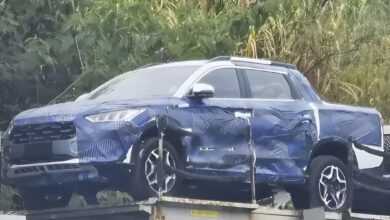 В Китае замечен новый пикап BYD накануне запуска на домашнем рынке, возможно, построенный на базе платформы Shark 6 В Китае замечен новый пикап BYD накануне запуска на домашнем рынке, возможно, построенный на базе платформы Shark 6