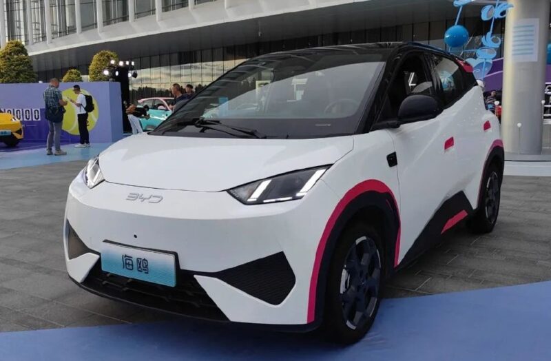 В Китае выпущено более 1 миллиона автомобилей BYD Seagull