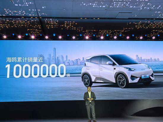 В Китае продажи BYD Seagull превысили 1 миллион за два года