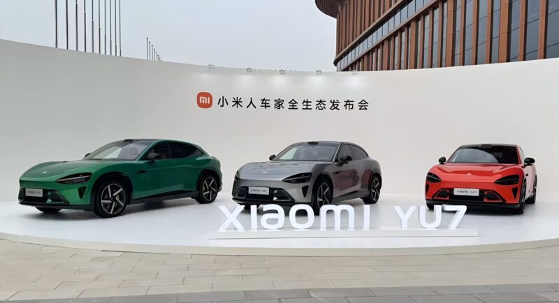 В Китае запущен Xiaomi YU7 SUV по цене от 35 000 долларов США