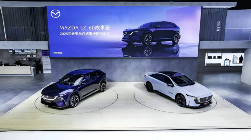 В Китае Mazda EZ-60 собрала более 26 тысяч заказов и дебютировала на выставке в Чунцине