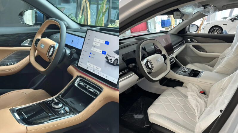 В Китае седан Geely Galaxy A7 PHEV появился у дилеров до официального запуска