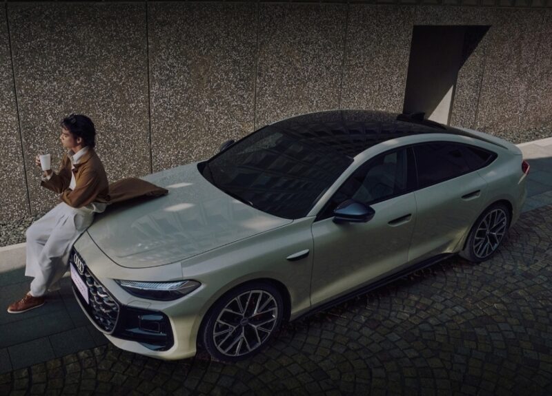 В Китае начался предпродажный старт продаж Audi A5L Sportback производства SAIC с Huawei ADS по цене от 300.