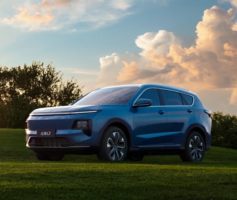 В Китае представлены официальные изображения Chery Jetour Shanhai L7 Plus PHEV перед запуском в августе