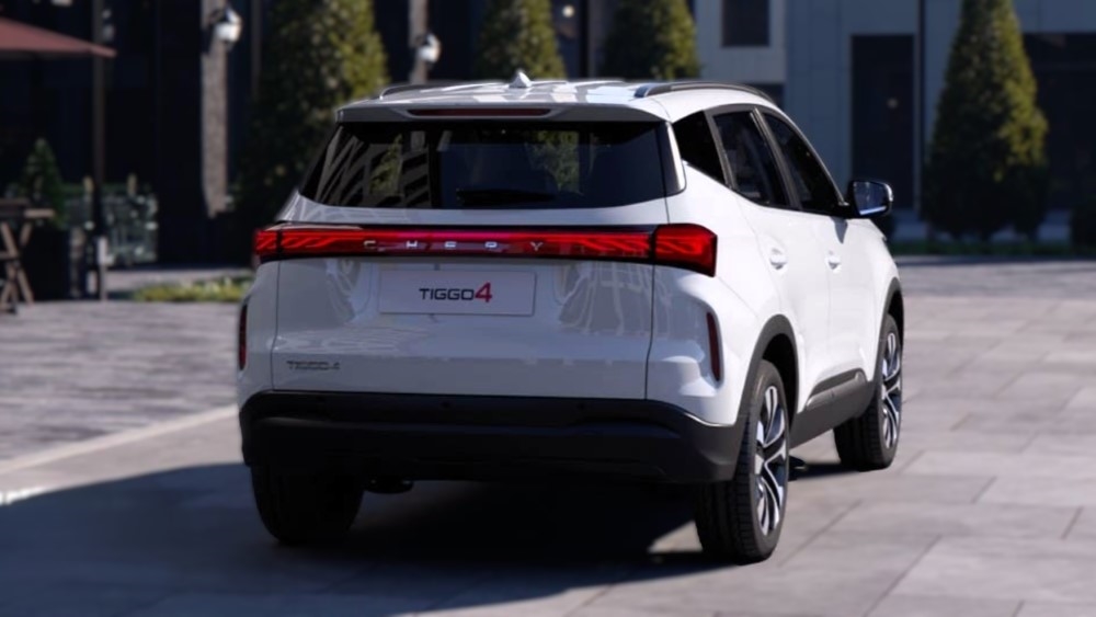 chery tiggo 4 сзади сбоку