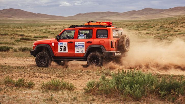 Танк 300 на ралли 