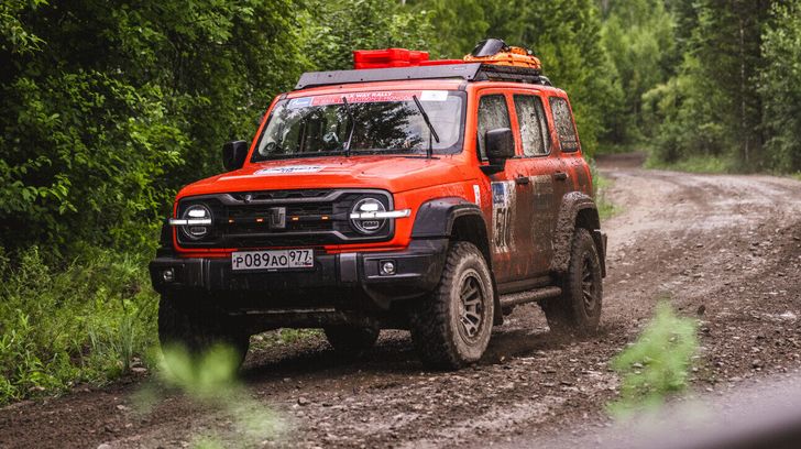 Танк 300 на ралли 