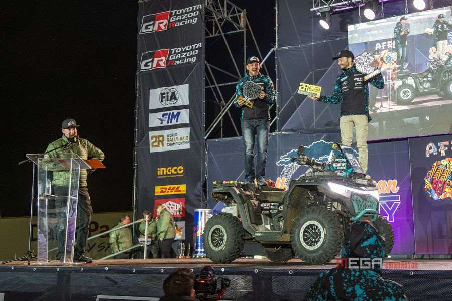 Вновь выиграл! Cfmoto Thunder Racing Team охватила 2 лучших местах в категории Quad южноафриканского сафари ралли Cfmoto Южноафриканский сафари для сафари -ралли в Китае новости Mega Chinamotor 02