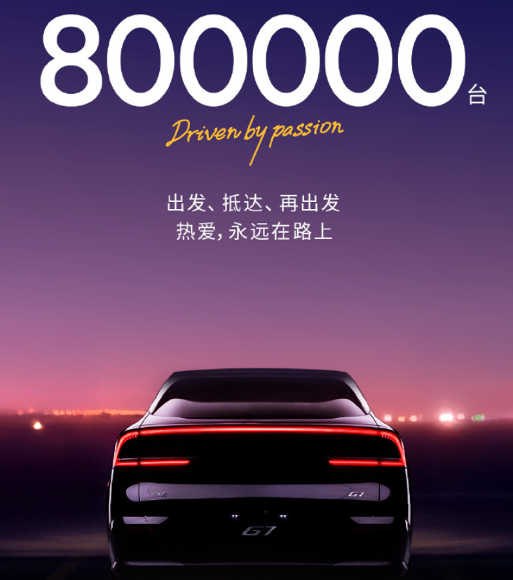 В Китае Xpeng достиг отметки в 800 000 проданных автомобилей