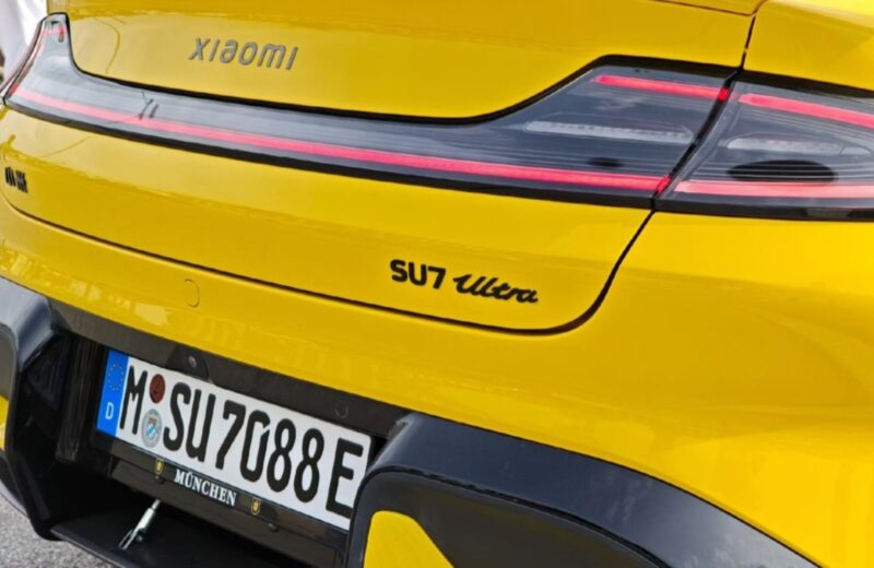 В Китае зарегистрировали первый Xiaomi SU7 Ultra на европейских дорогах для проведения испытаний.