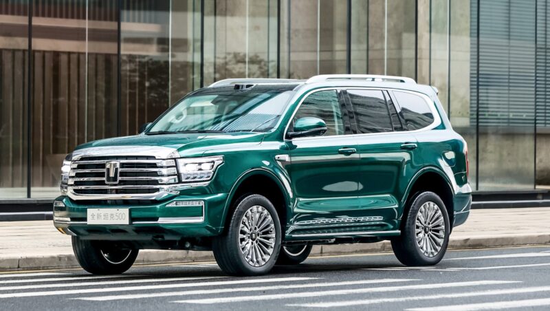 В Китае стартует предварительная продажа нового Tank 500 PHEV 11 августа