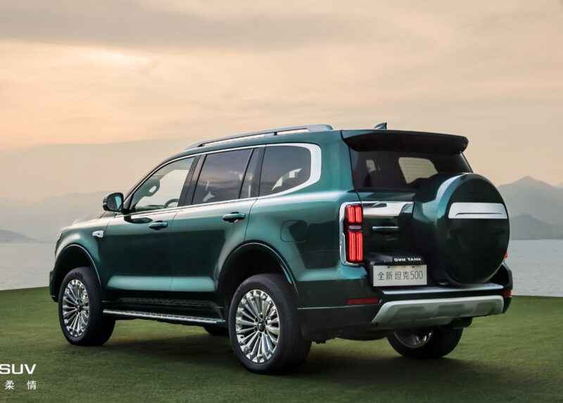 В Китае стартует предварительная продажа нового Tank 500 PHEV 11 августа