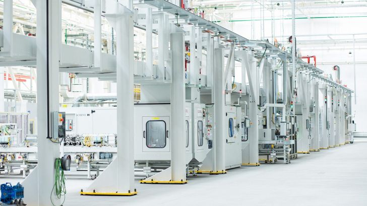 Производство двигателя