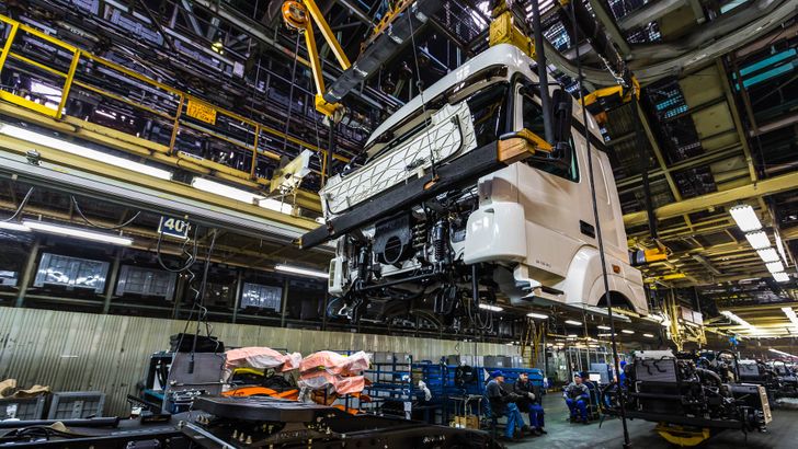 Производство автомобилей Kamaz