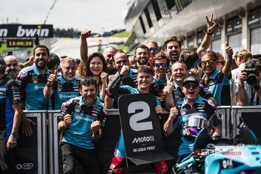 Команда Cfmoto Aspar Shone в Австрии: Холгадо делает свой первый подиум Moto2 Команда Cfmoto Aspar Shone в Австрии: Холгадо берет свою первую команду Moto2 Cfmoto Aspar Shone в Австрии China Motorcycle News Mega Chinamotor