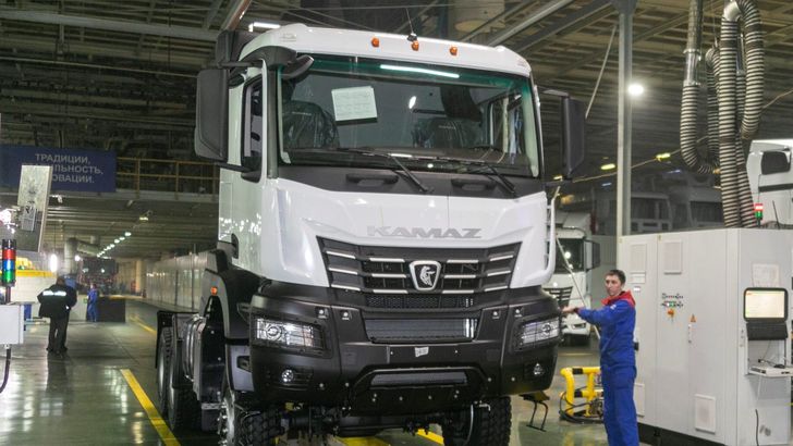 Производство Kamaz-65955