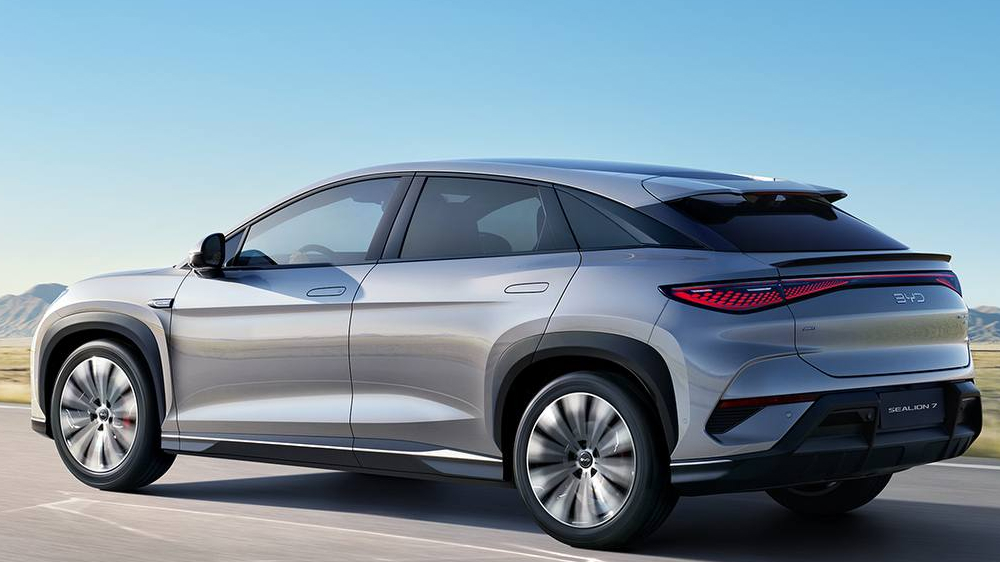 Byd Sealion 7 Uzbekistan Start Sales Crossover Crossover Electric на стороне