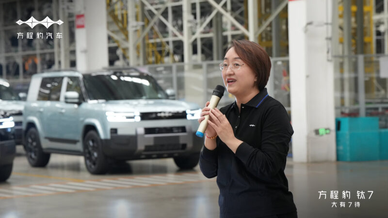 В Китае BYD Fang Cheng Bao Ti7 сошел с конвейера до официального запуска