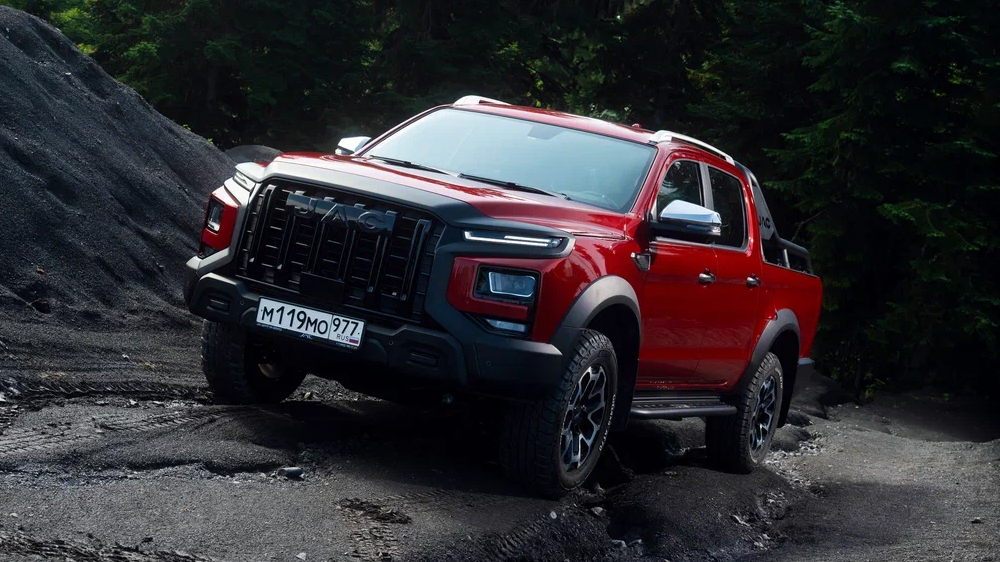 JAC T9 TDI Пикап Дизель цена Россия на стороне переднего красного