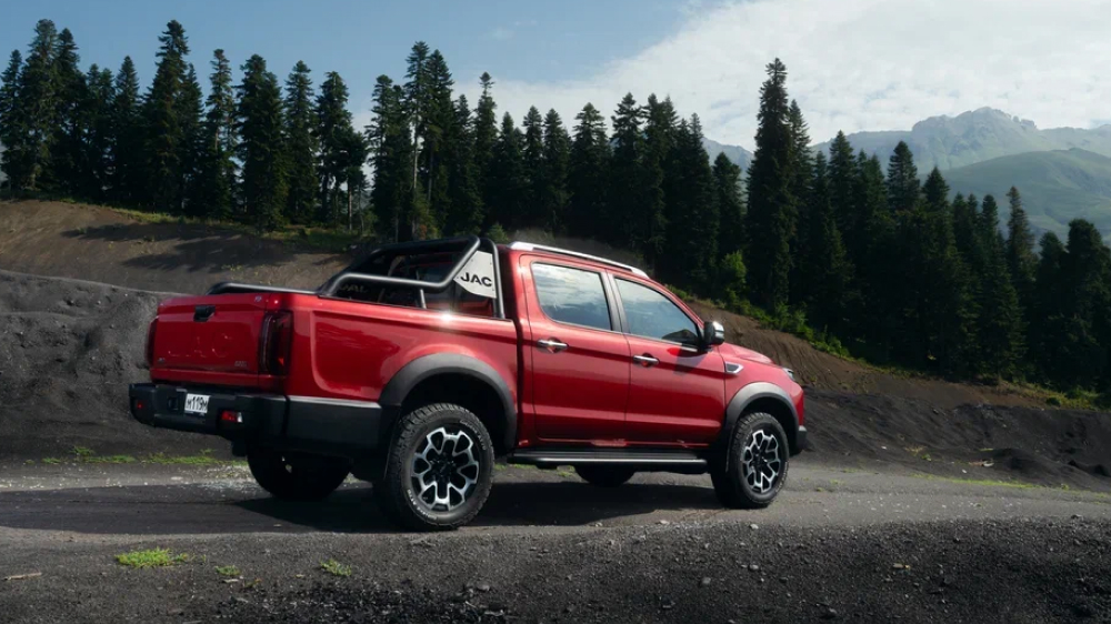 JAC T9 TDI Пикап дизельный цена Россия на заднем красном красном
