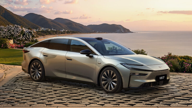 В Китае представлена Toyota BZ7 с экосистемой Xiaomi, длиной 5,1 метра и Huawei HarmonyOS