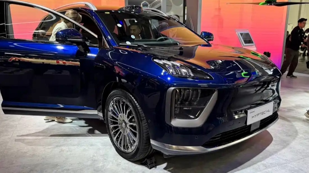 GAC Hyptec HL Crossover на передней части Munich IAA Mobility 2025