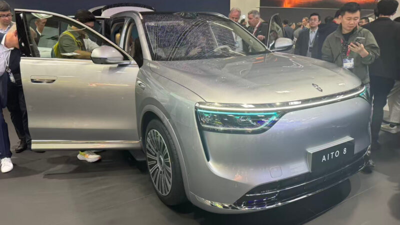 В Китае три кроссовера AITO от Huawei дебютировали на выставке IAA Mobility в Мюнхене