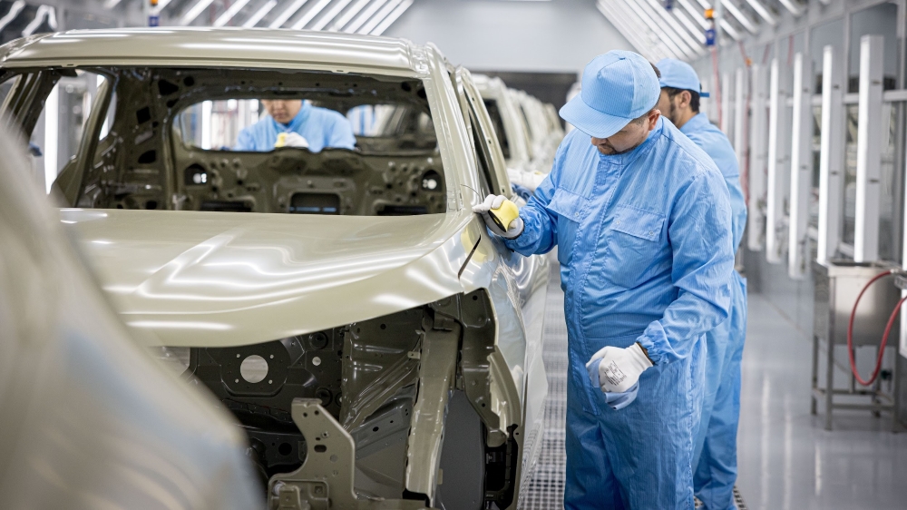 AMMKZ мультибрендовый завод Astana Motors цех окраски